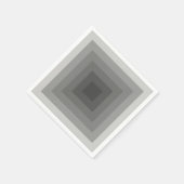 Zwart vierkant geometrisch servetten (Hoek)