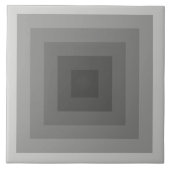 Zwart vierkant geometrisch tegeltje (Voorkant)