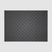 Zwart vierkant rasterpatroon tissuepapier (Voorkant)
