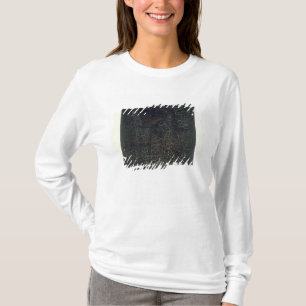 Zwart vierkant t-shirt