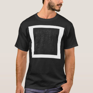 Zwart vierkant t-shirt