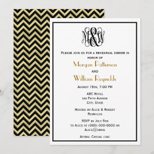 Zwart vinscript monogram DIY BG repesal Chev Kaart