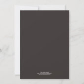 ZWART VINTAGE | SAVE THE DATE AANKONDIGING (Achterkant)