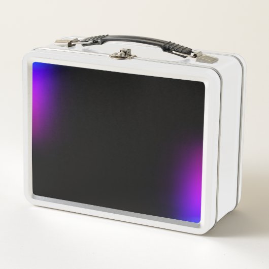 Zwart Violet gradiëntgloed (Voorkant)