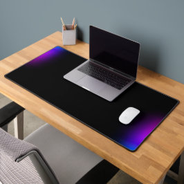 Zwart Violet gradiëntgloed Bureaumat