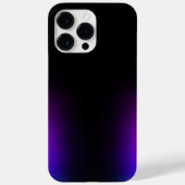 Zwart Violet gradiëntgloed Case-Mate iPhone Case (Achterkant)