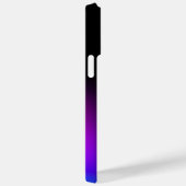 Zwart Violet gradiëntgloed Case-Mate iPhone Case (Achterkant / Rechts)