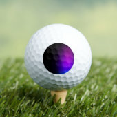 Zwart Violet gradiëntgloed Golfballen (Insitu Shirt)