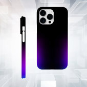 Zwart Violet gradiëntgloed iPhone Hoesje