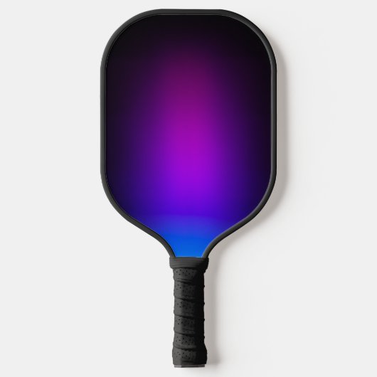 Zwart Violet gradiëntgloed Pickleball Paddle (Voorkant)