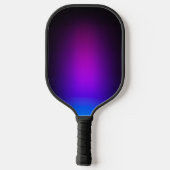Zwart Violet gradiëntgloed Pickleball Paddle (Achterkant)