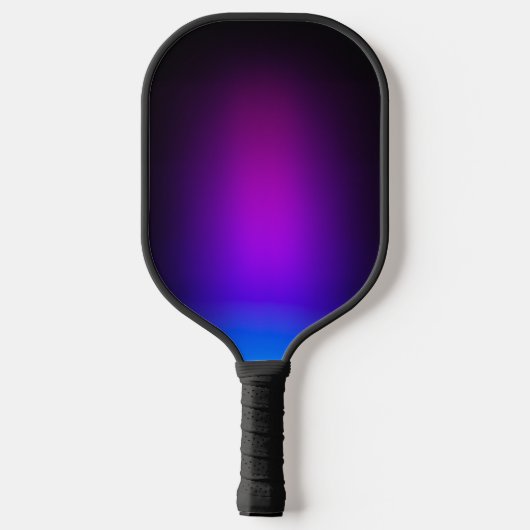 Zwart Violet gradiëntgloed Pickleball Paddle (Achterkant)
