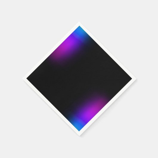 Zwart Violet gradiëntgloed Servet (Hoek)