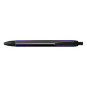 Zwart Violet gradiëntgloed Zwarte Inkt Pen (Achterkant)