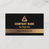 Zwart visitekaartje (Voorkant)