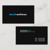 Zwart Visitekaartje (Voorkant / Achterkant)