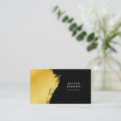 Zwart visitekaartje (Staand voorkant)