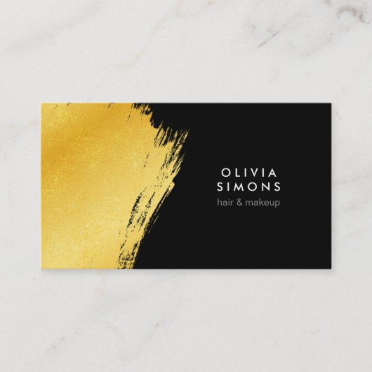 Zwart visitekaartje (Voorkant)