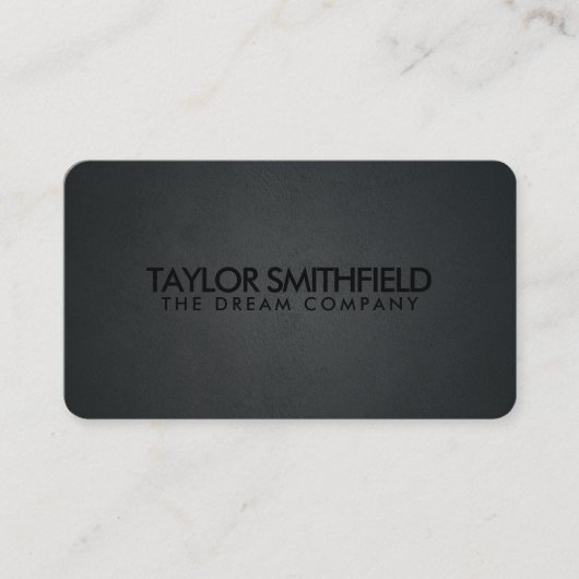 Zwart Visitekaartje (Voorkant)
