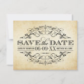  zwart Vlaams huwelijk Save The Date (Voorkant)