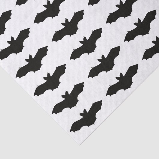 Zwart vleermuistissuepapier tissuepapier (Detail)