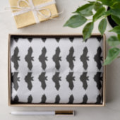 Zwart vleermuistissuepapier tissuepapier (Geschenk)