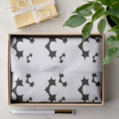 Zwart vlekpapier tissuepapier (Geschenk)