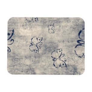 Zwart vlinderpatroonpatroon magneet