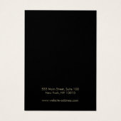 Zwart Voeg je Logo Earring Display Kaart toe (Achterkant)