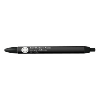 Zwart Voeg Uw Logo Toe Zwarte Inkt Pen