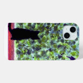 Zwart vogelbeestje dat schilderend Kat volgt Case-Mate iPhone Case (Achterkant (horizontaal))