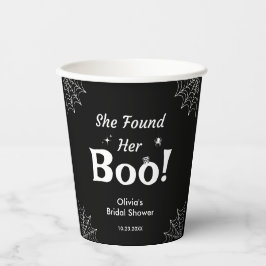 Zwart vond ze haar Boo Halloween Vrijgezellenfeest Papieren Bekers