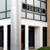 Zwart voor huurbanner spandoek (Buitenkant Gebouw)