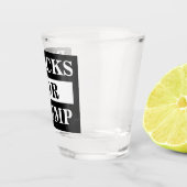 Zwart voor Trump Shot Glas (Rechts)