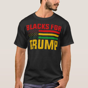 Zwart voor Trump T-shirt