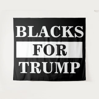Zwart voor Trump Wandkleed