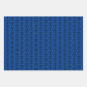 Zwart vraagteken 3D Inpakpapier Vel (Voorkant 2)