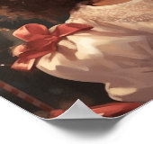 Zwart Vreugde met Kerstmis - Zondag Best Poster (Hoek)