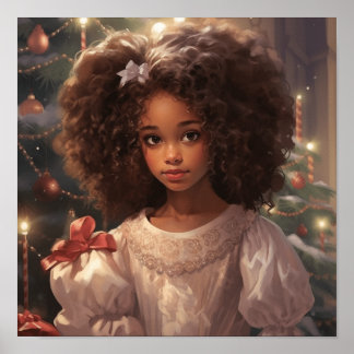 Zwart Vreugde met Kerstmis - Zondag Best Poster