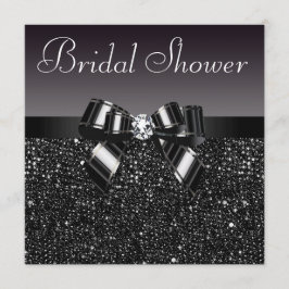 Zwart Vrijgezellenfeest, Bow en Diamond Kaart