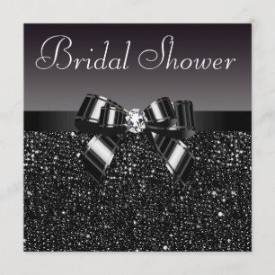 Zwart Vrijgezellenfeest, Bow en Diamond Kaart