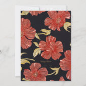 zwart Vrijgezellenfeest Kaart (Achterkant)