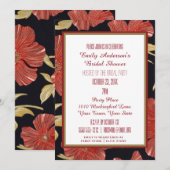 zwart Vrijgezellenfeest Kaart (Voorkant / Achterkant)