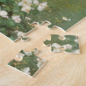 Zwart Vrouw Bikini Model Bloemen Beauty Legpuzzel (Zijkant)