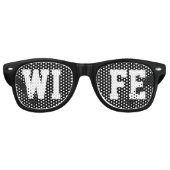 Zwart Vrouw Bruid Bruiloft Party Favor Retro Zonnebril (Voorkant)