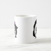 Zwart Vrouw Gusta Comic Rage Face Meme Koffiemok (Center)