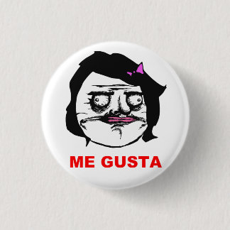 Zwart Vrouw Gusta Comic Rage Face Meme Ronde Button 3,2 Cm