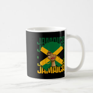Zwart Vrouw Meisje Gelukkige Onafhankelijkheidsdag Koffiemok