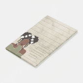 Zwart Vrouw Portret Christelijke Schrift gevoerd Post-it® Notes (Schuin)