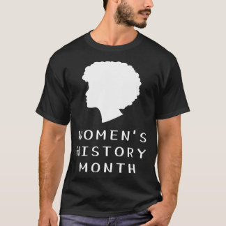 Zwart Vrouwen Geschiedenis Vrouw Feminist T-shirt